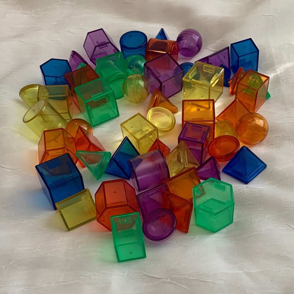 Toys Colorful Geometric Building Blocks Set - Picture 2 of 4